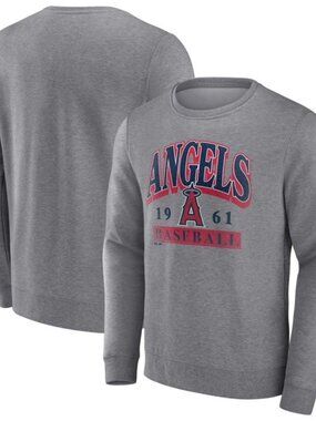 LOS ANGELES ANGELS BASEBALL FLEECE CREW MEN'S SWEATSHIRT BRAND NEW LICENSED